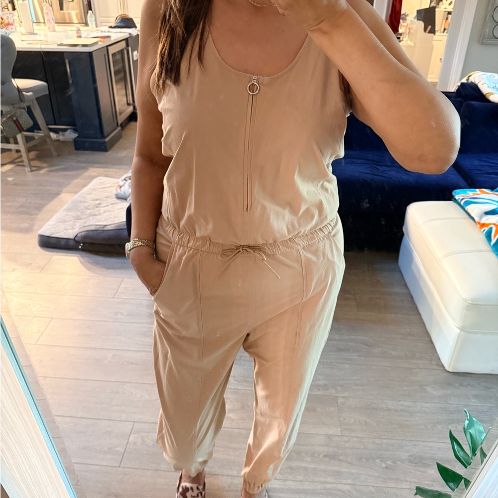 Lululemon tan sporty jumpsuit